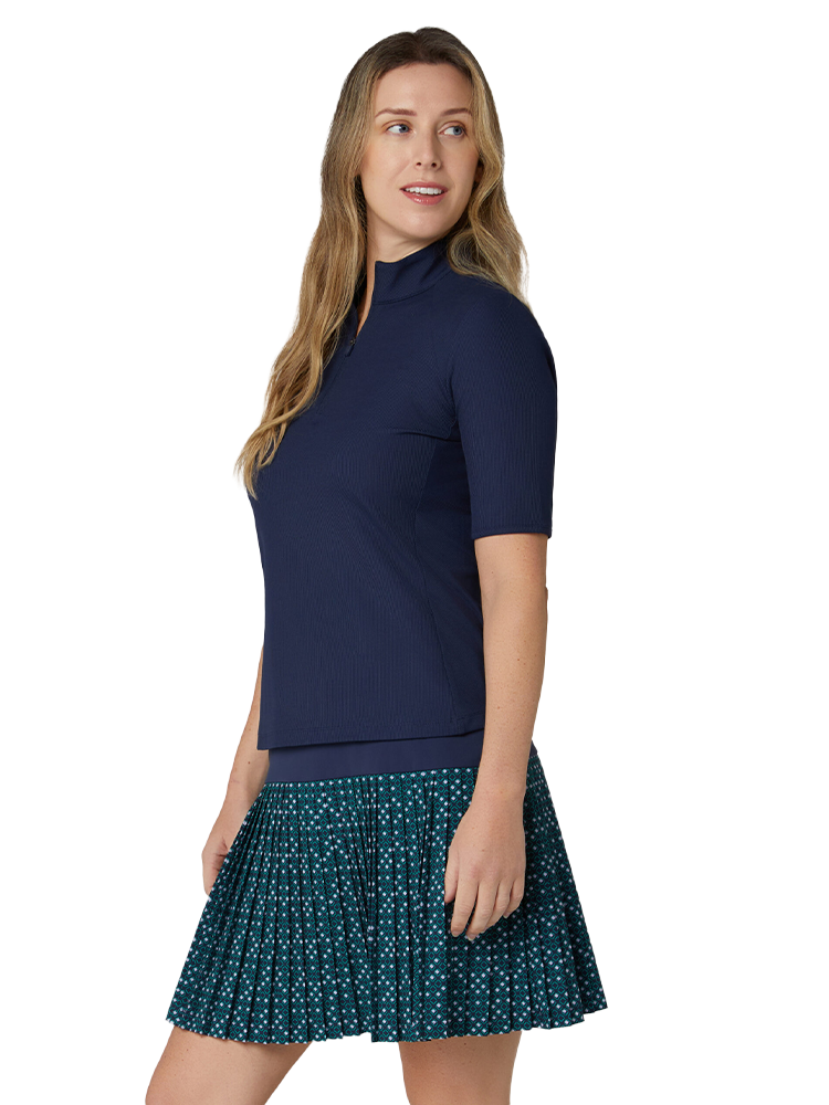 Callaway Women's Rib Play Polo - Peacoat