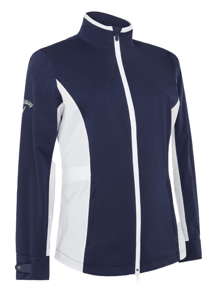Callaway Women's Stormlite Liberty Waterproof Jacket - Peacoat/Brilliant White