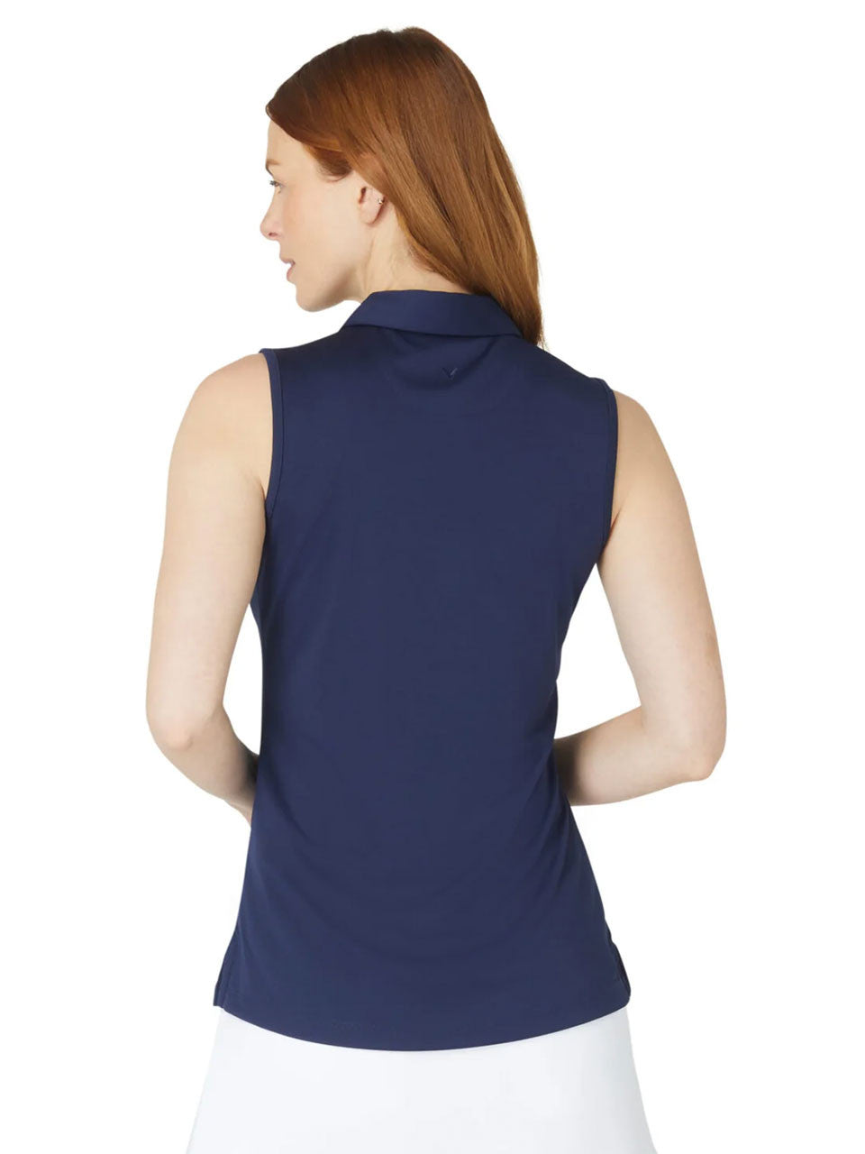 Callaway Women's Tournament Sleeveless Polo - Peacoat