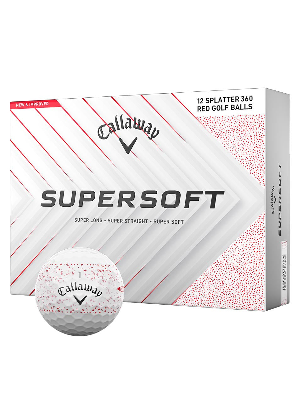 Callaway Supersoft Splatter 2025 Golf Balls