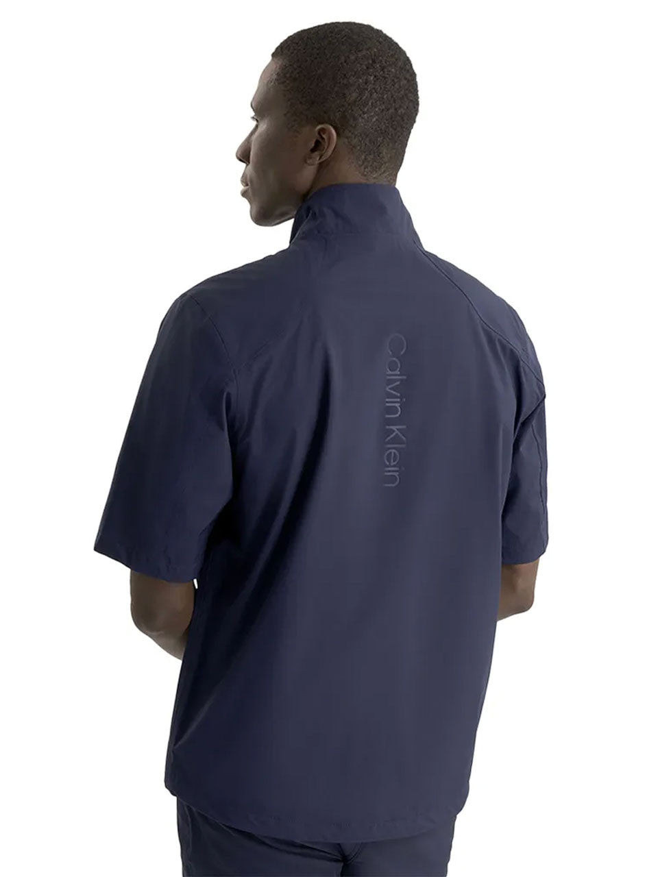 Calvin Klein Acres Short Sleeve Waterproof Jacket - Navy