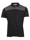 Calvin Klein Baltimore Colour Block Polo - Black/Charcoal