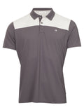 Calvin Klein Baltimore Colour Block Polo - Charcoal/Silver