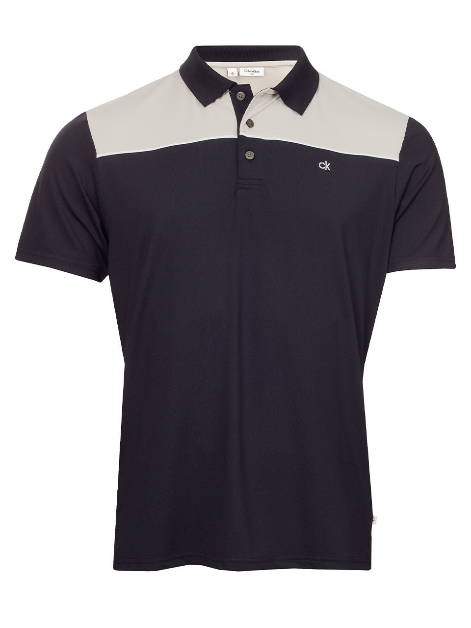 Calvin Klein Baltimore Colour Block Polo - Navy/Silver