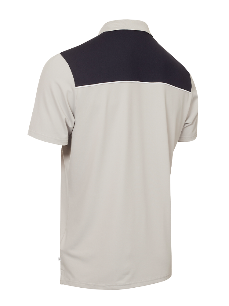 Calvin Klein Baltimore Colour Block Polo - Silver/Navy