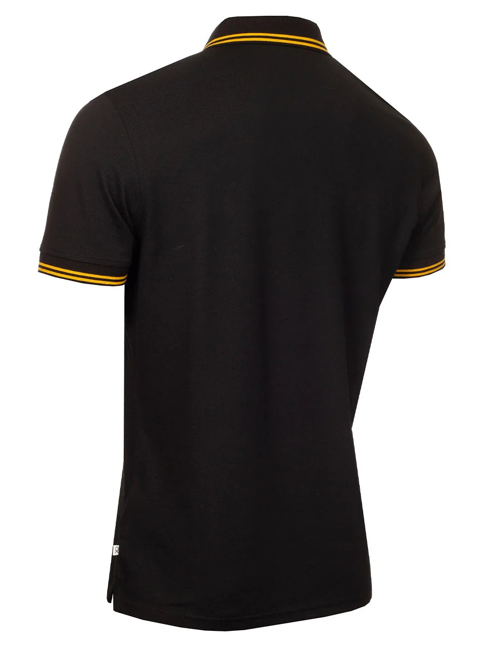 Calvin Klein Campus Tipped Polo - Black/Gold