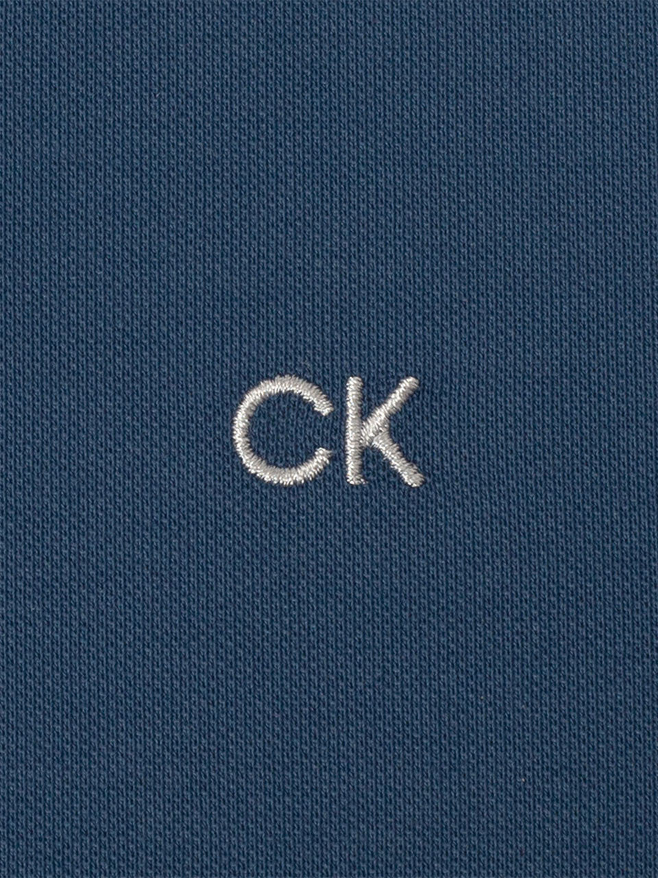 Calvin Klein Campus Tipped Polo - Dark Denim/Silver