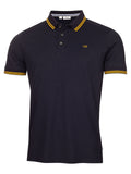 Calvin Klein Campus Tipped Polo - Navy/Gold
