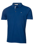 Calvin Klein Cotton Blend Quad Polo - Dresden Blue