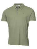 Calvin Klein Cotton Blend Quad Polo - Sage