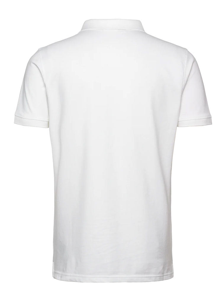 Calvin Klein Cotton Blend Quad Polo - White