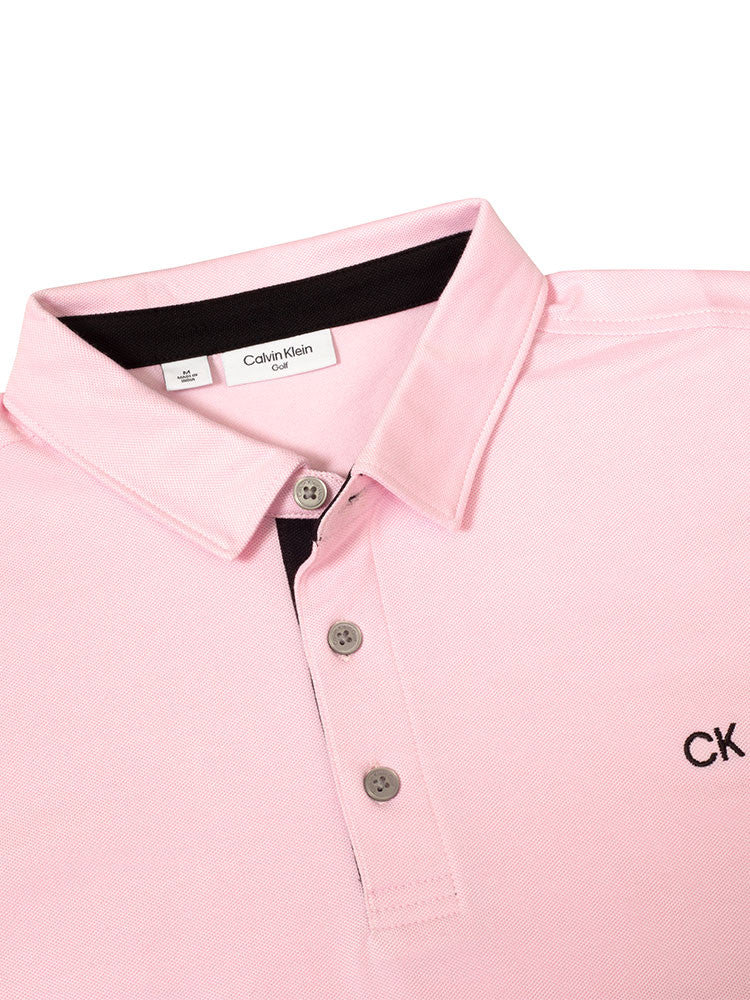 Calvin Klein Cotton Blend Uni Polo - Baby Pink