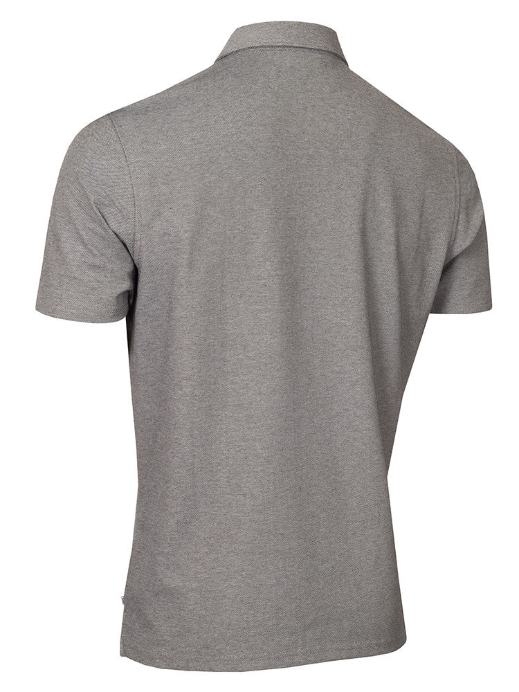 Calvin Klein Cotton Blend Uni Polo - Black Oxford