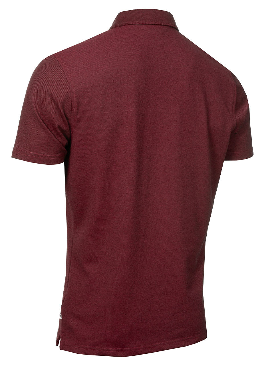 Calvin Klein Cotton Blend Uni Polo - Burgundy