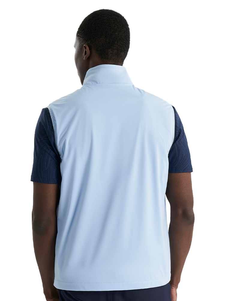 Calvin Klein Deerpark Lightweight Full Zip Gilet - Blue Bell