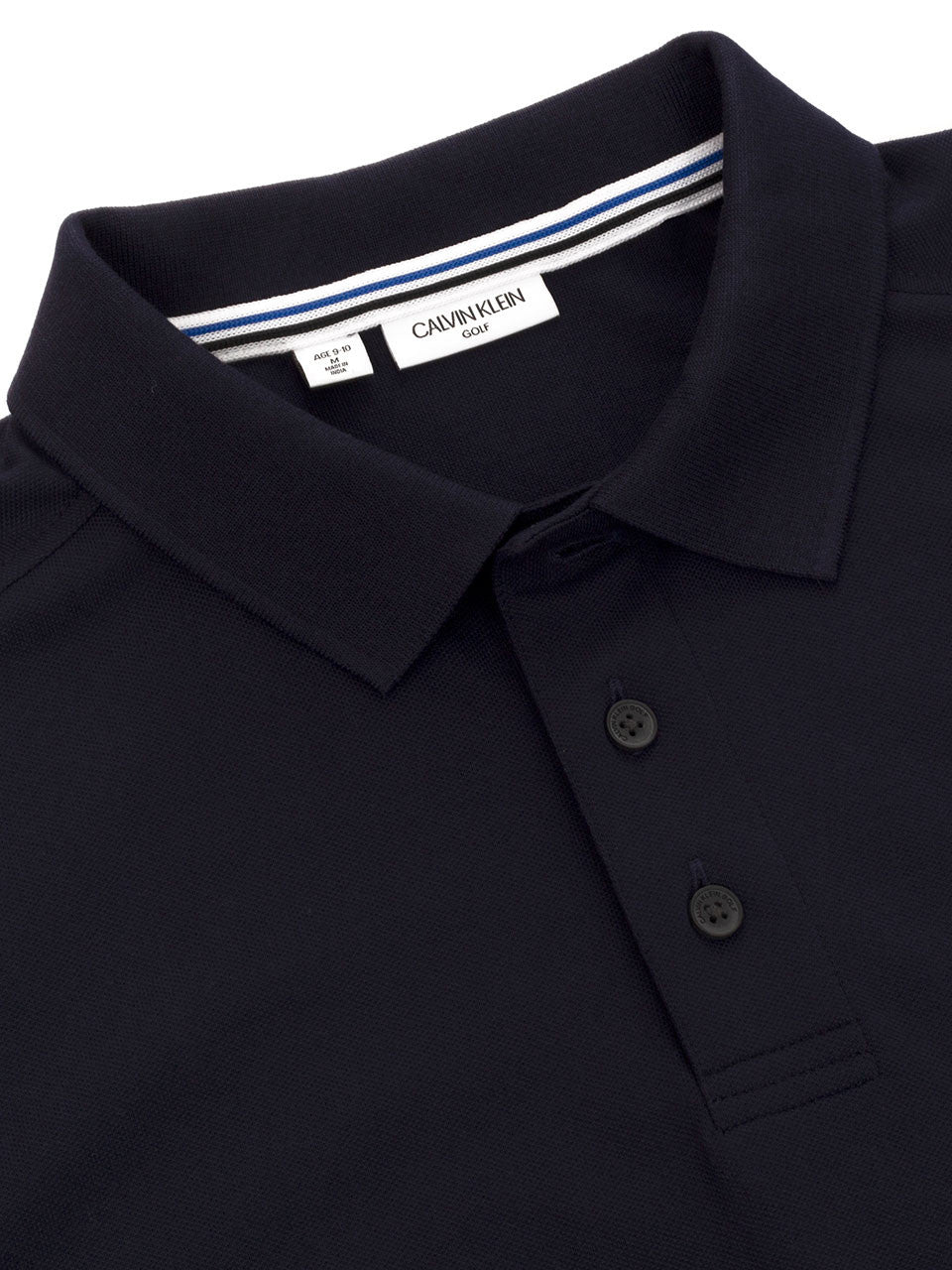 Calvin Klein Junior Boys Pique Polo Shirt - Navy