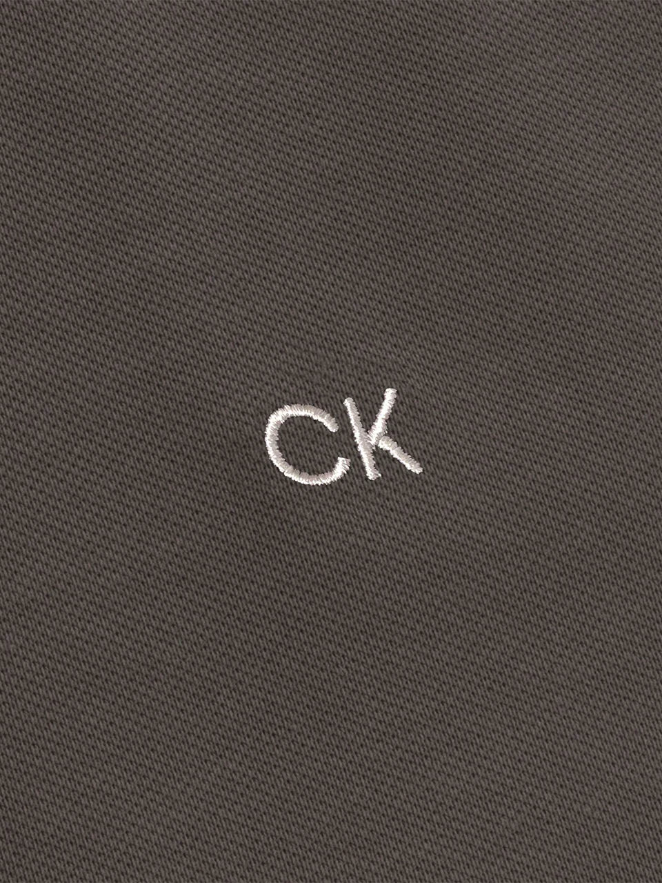 Calvin Klein Junior Boys Pique Polo Shirt - Slate