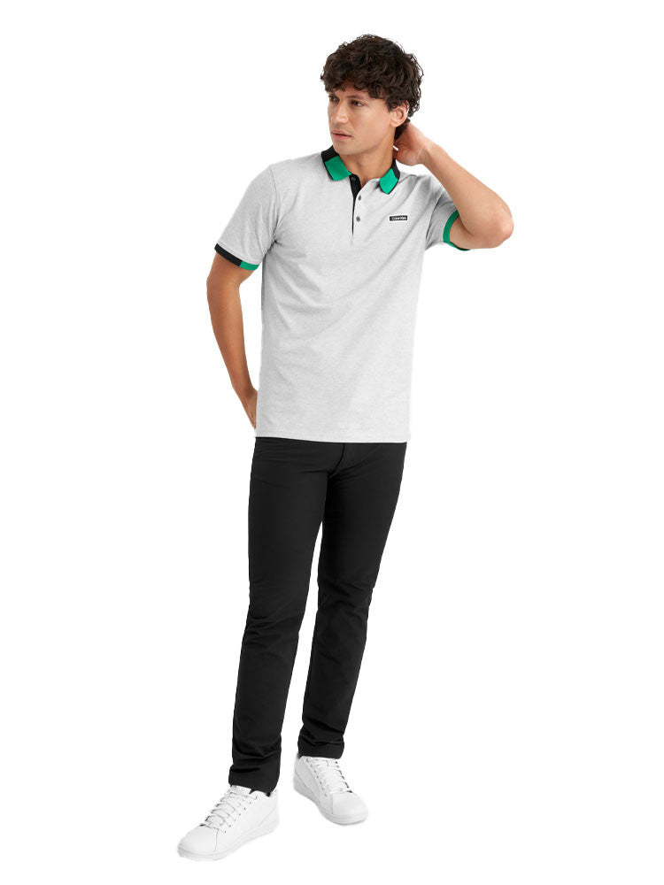 Calvin Klein Madison Polo - Silver Marl