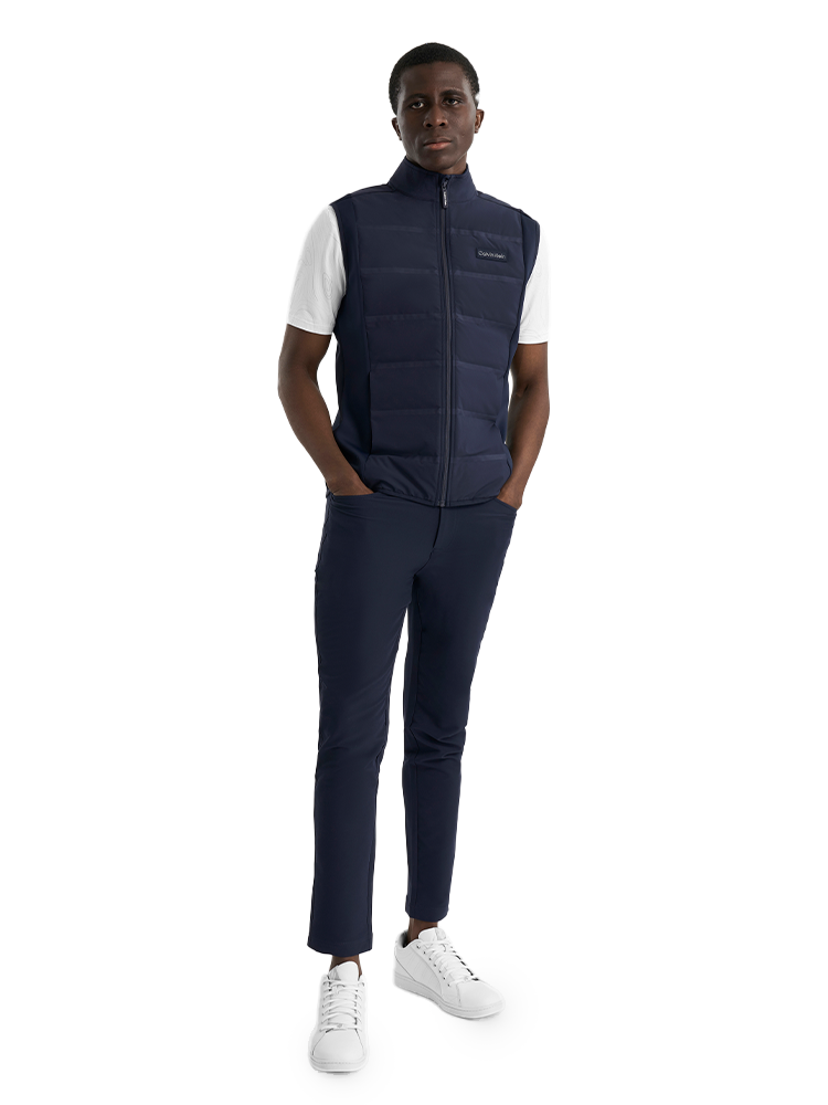 Calvin Klein Manning Full Zip Gilet - Navy
