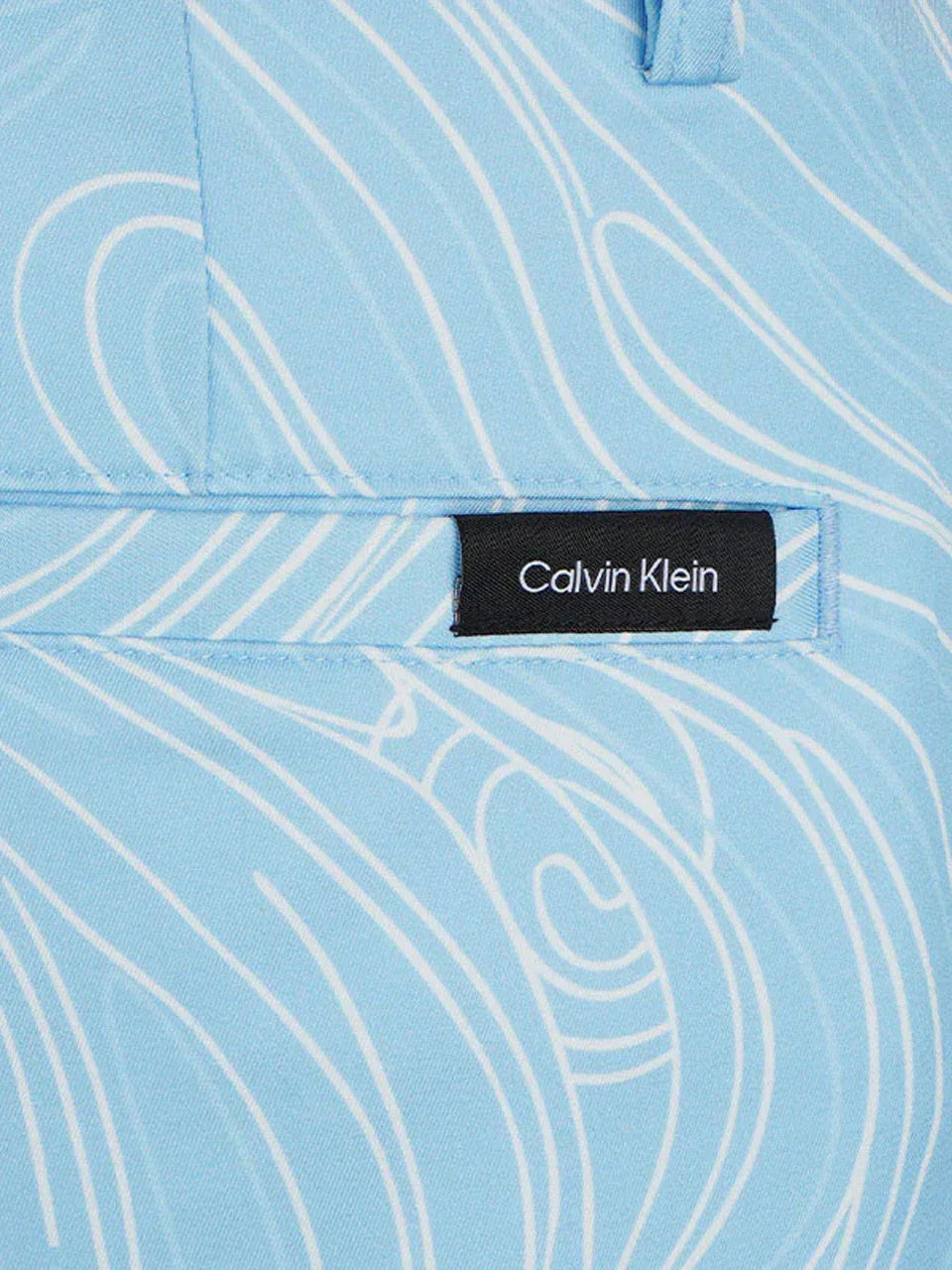 Calvin Klein Marble Print Bullet Short - Blue Bell