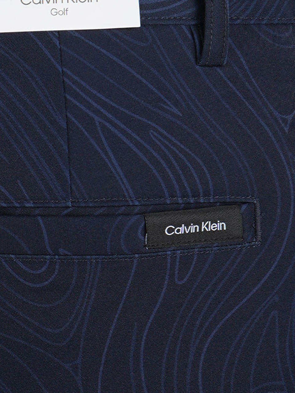 Calvin Klein Marble Print Bullet Short - Navy