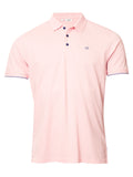 Calvin Klein Mason Cotton Blend Polo - Baby Pink