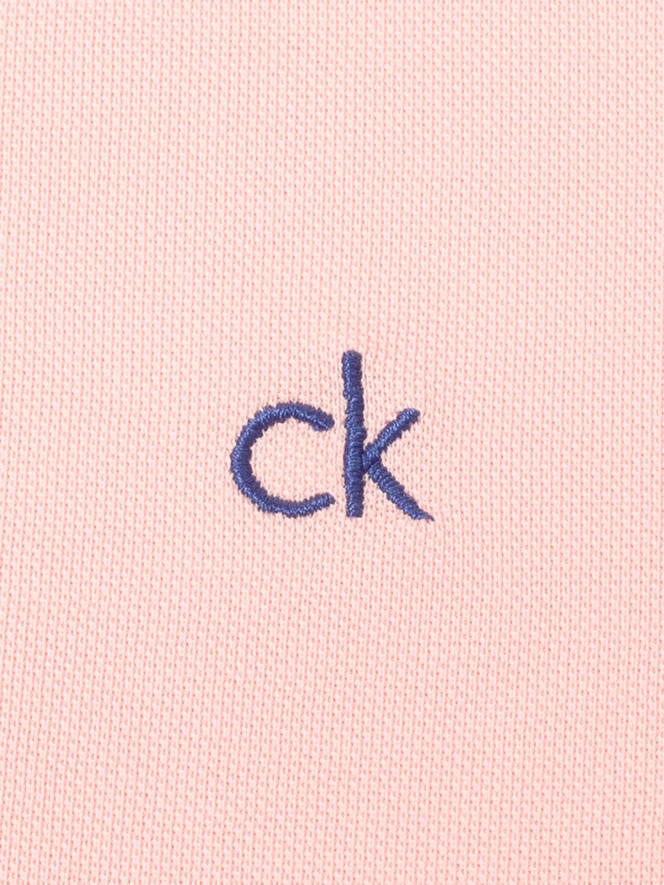 Calvin Klein Mason Cotton Blend Polo - Baby Pink