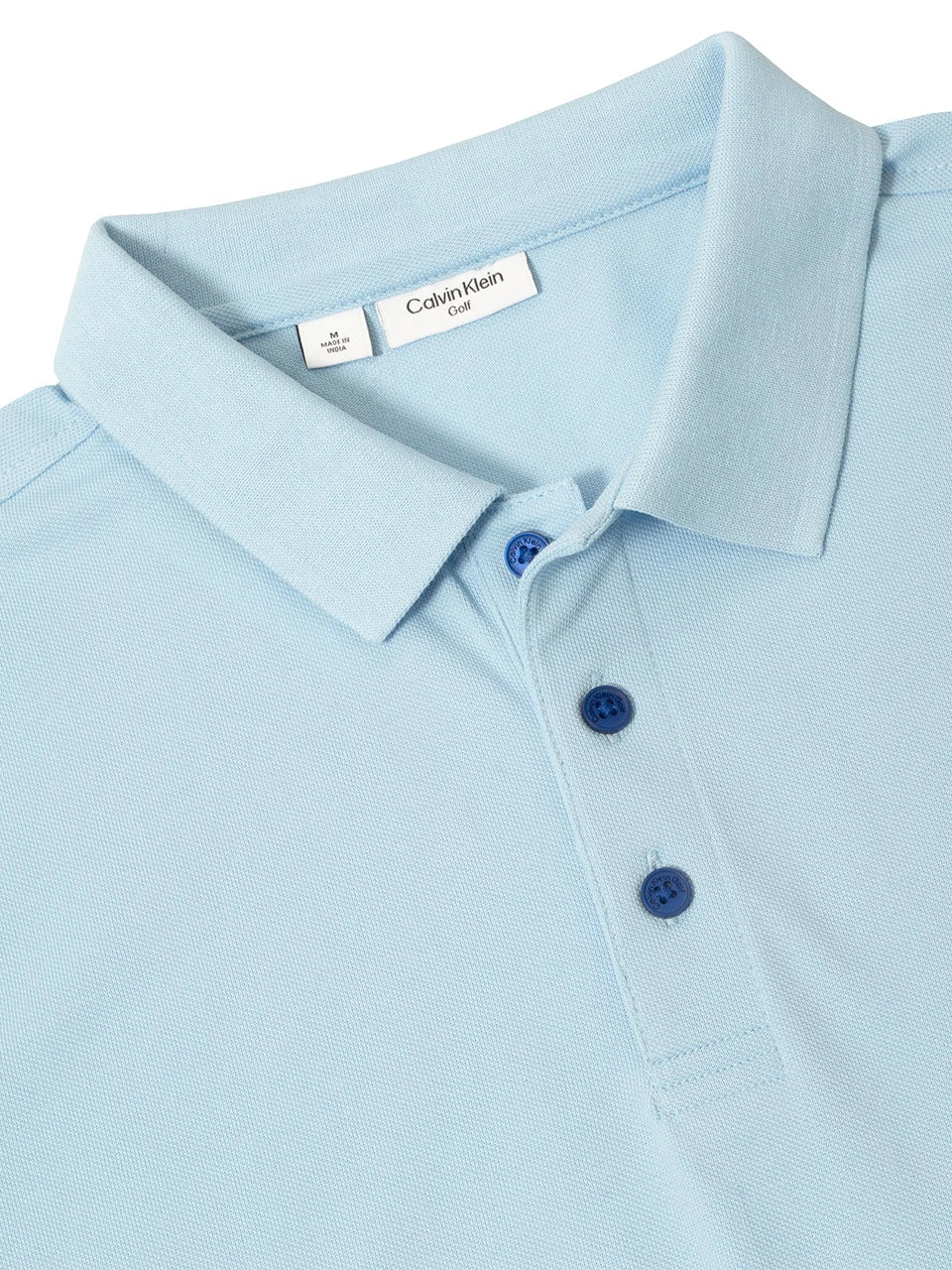 Calvin Klein Mason Cotton Blend Polo - Dusty Blue