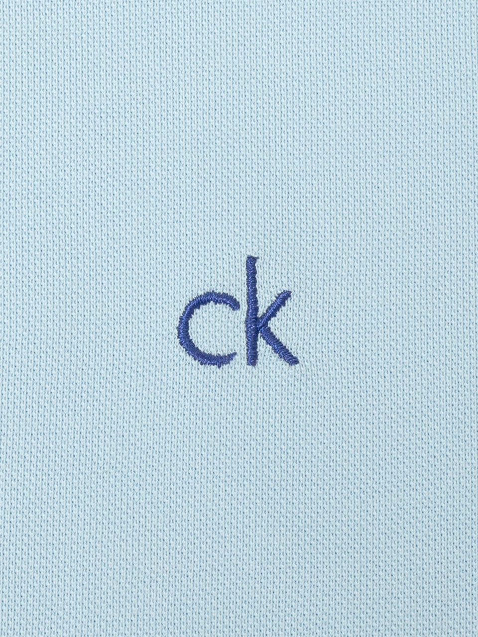 Calvin Klein Mason Cotton Blend Polo - Dusty Blue