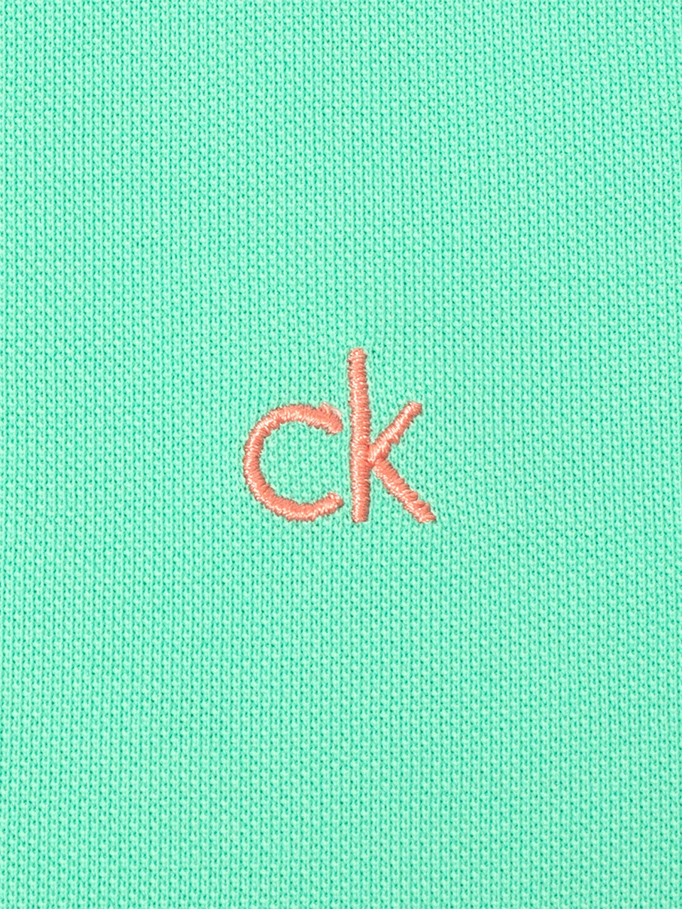 Calvin Klein Mason Cotton Blend Polo - Mint