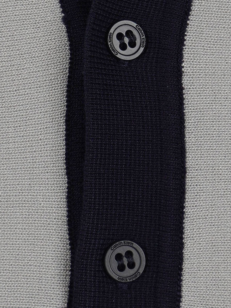 Calvin Klein Monard Knitted Polo Shirt - Navy