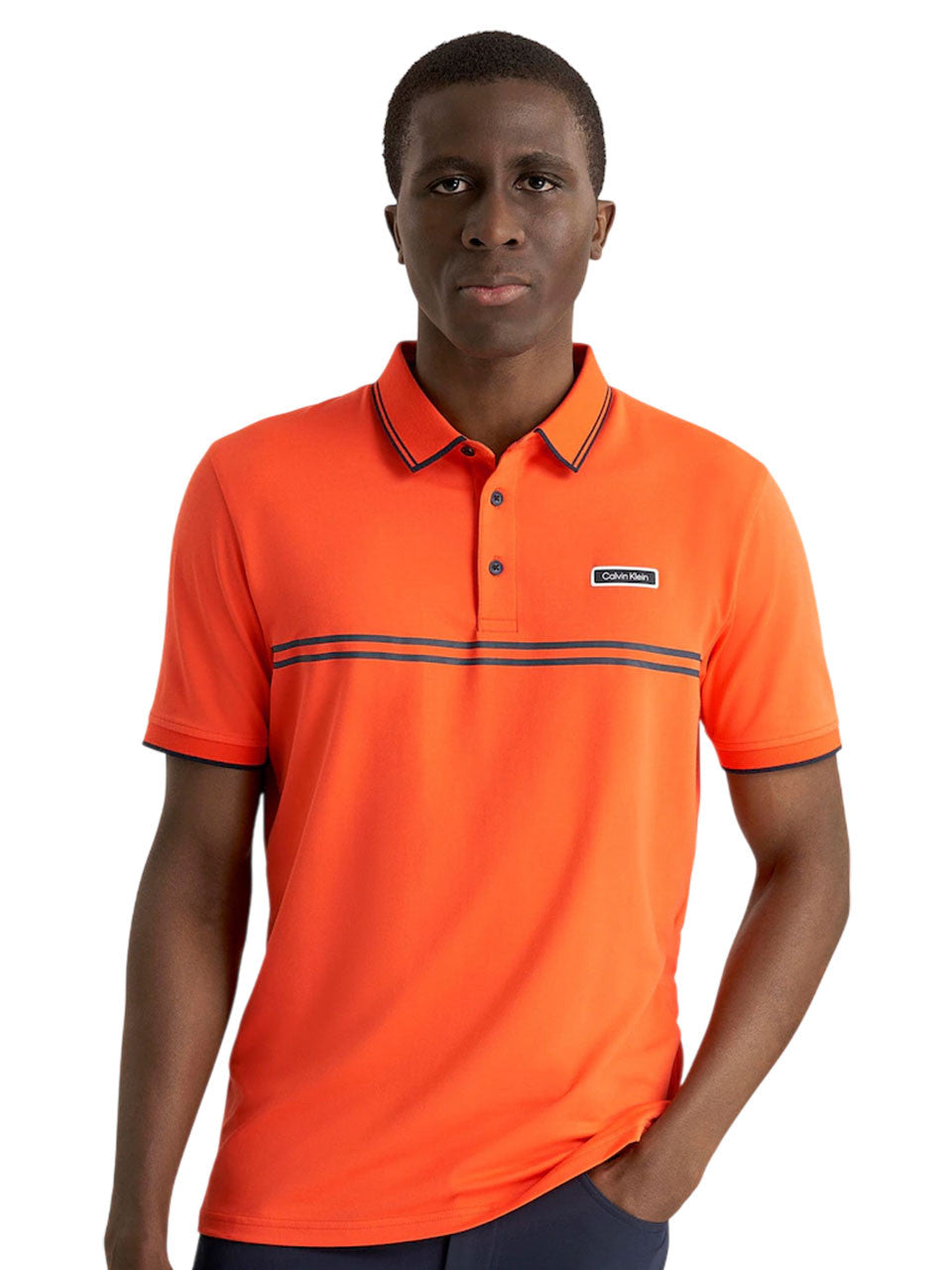 Calvin Klein Newtown Polo Shirt - Mandarin
