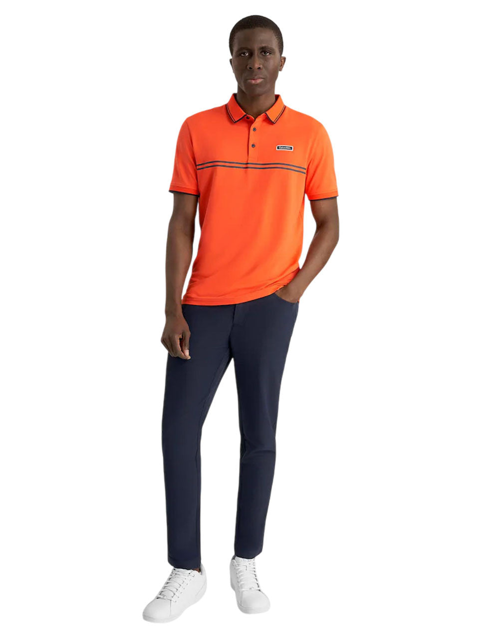 Calvin Klein Newtown Polo Shirt - Mandarin