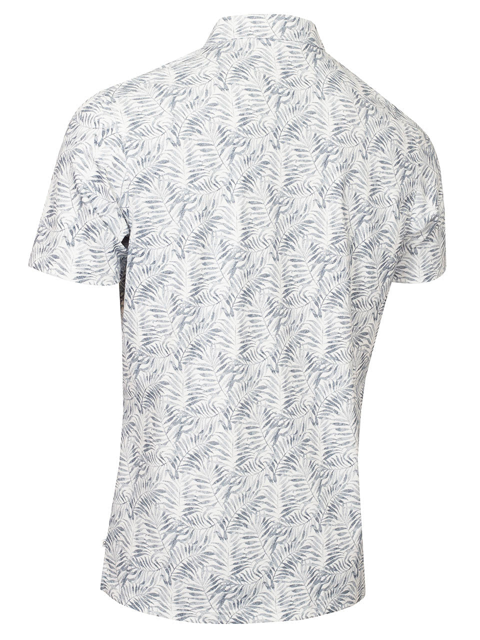 Calvin Klein Palm Printed Polo - Navy