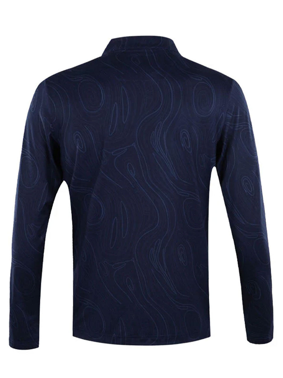 Calvin Klein Printed Newport Half Zip - Navy Marble