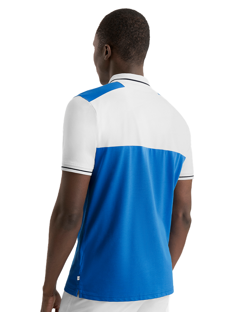 Calvin Klein Springhill Colourblock Polo Shirt - Sapphire