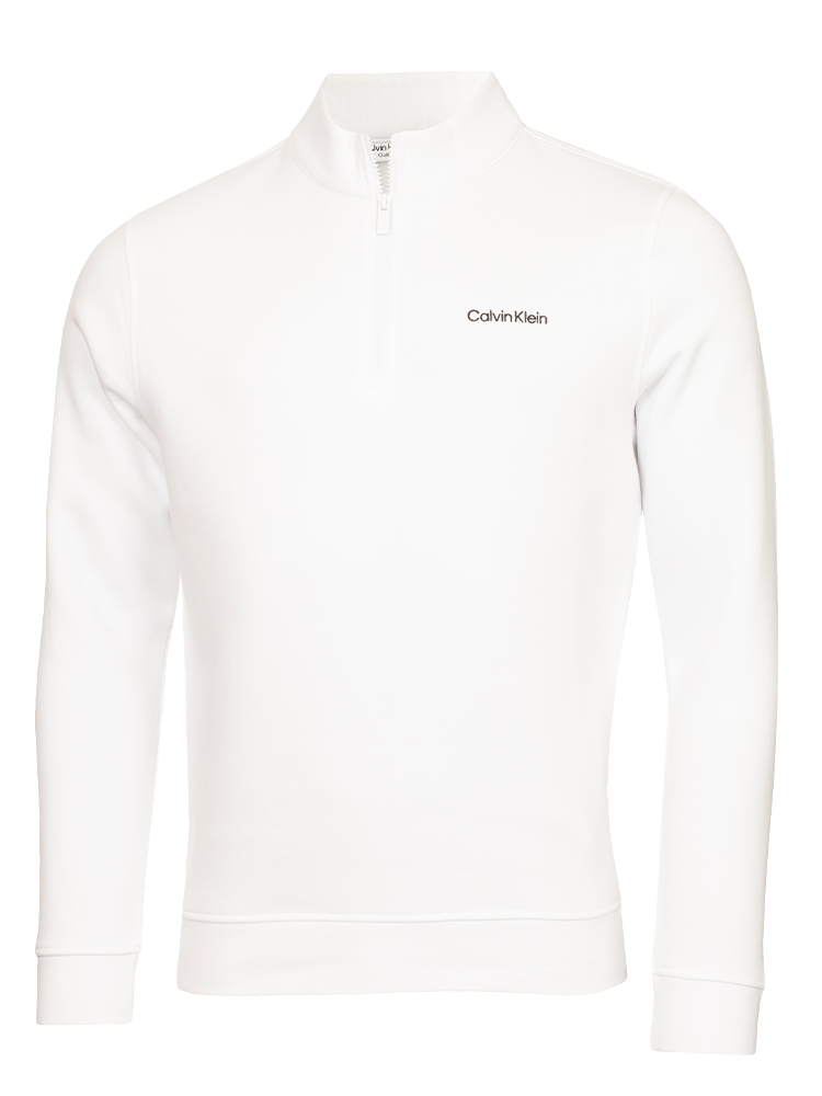 Calvin Klein West Lake Half Zip Layering - White