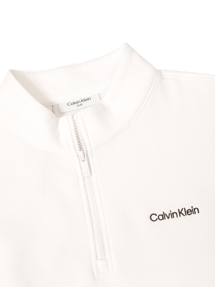Calvin Klein West Lake Half Zip Layering - White