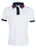 Calvin Klein Womens Alina Short Sleeve Polo - White