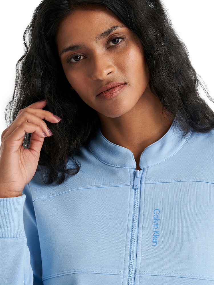 Calvin Klein Womens Freya Full Zip - Blue Bell