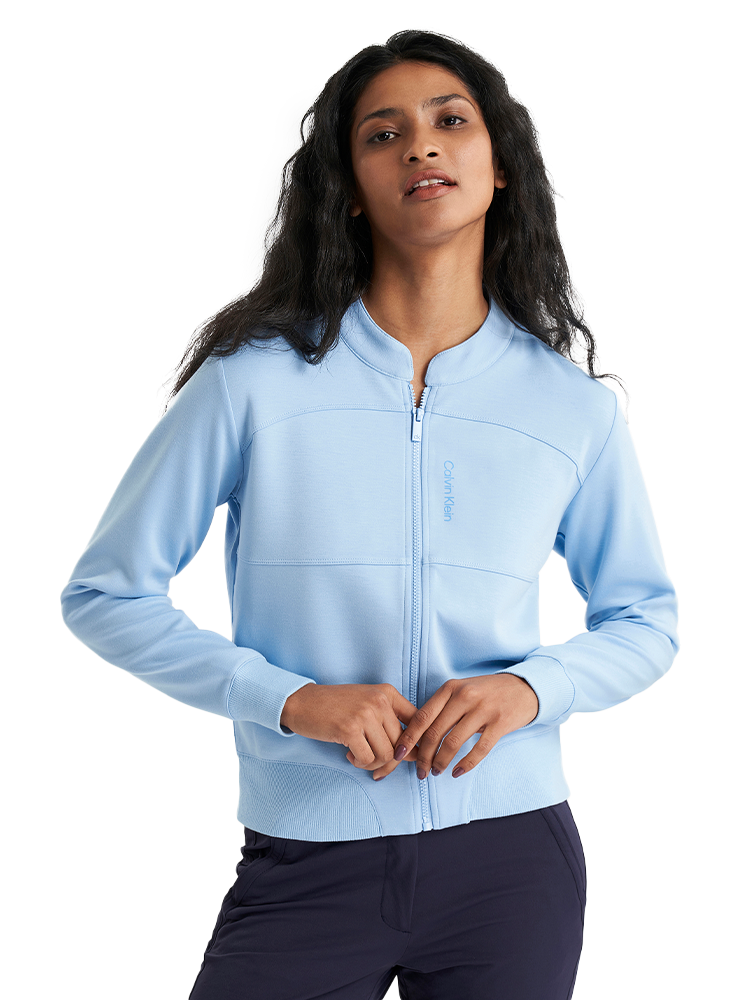 Calvin Klein Womens Freya Full Zip - Blue Bell