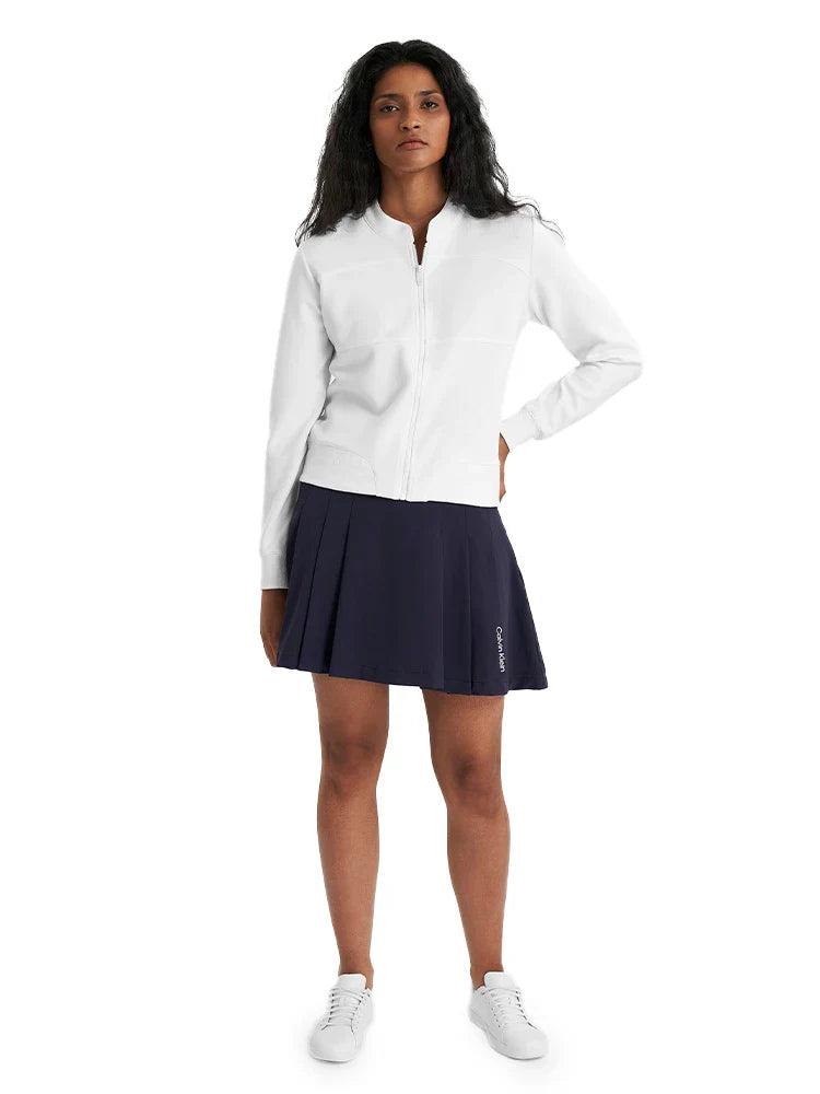 Calvin Klein Womens Freya Full Zip - White