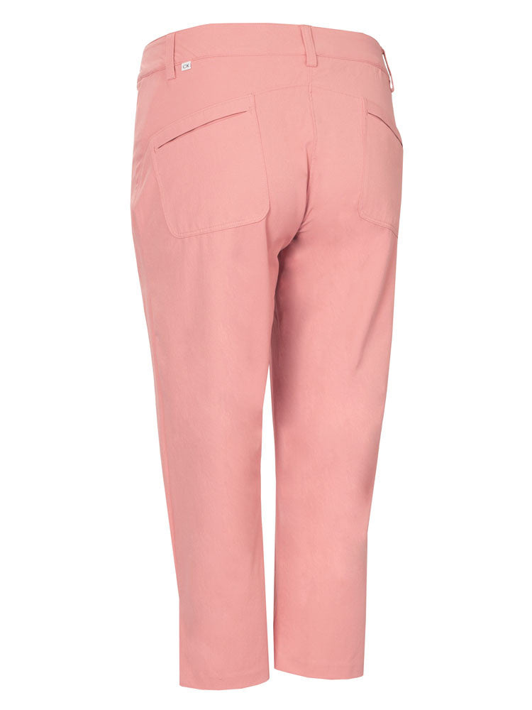 Calvin Klein Womens Isabel Capri Trouser - Powder Pink
