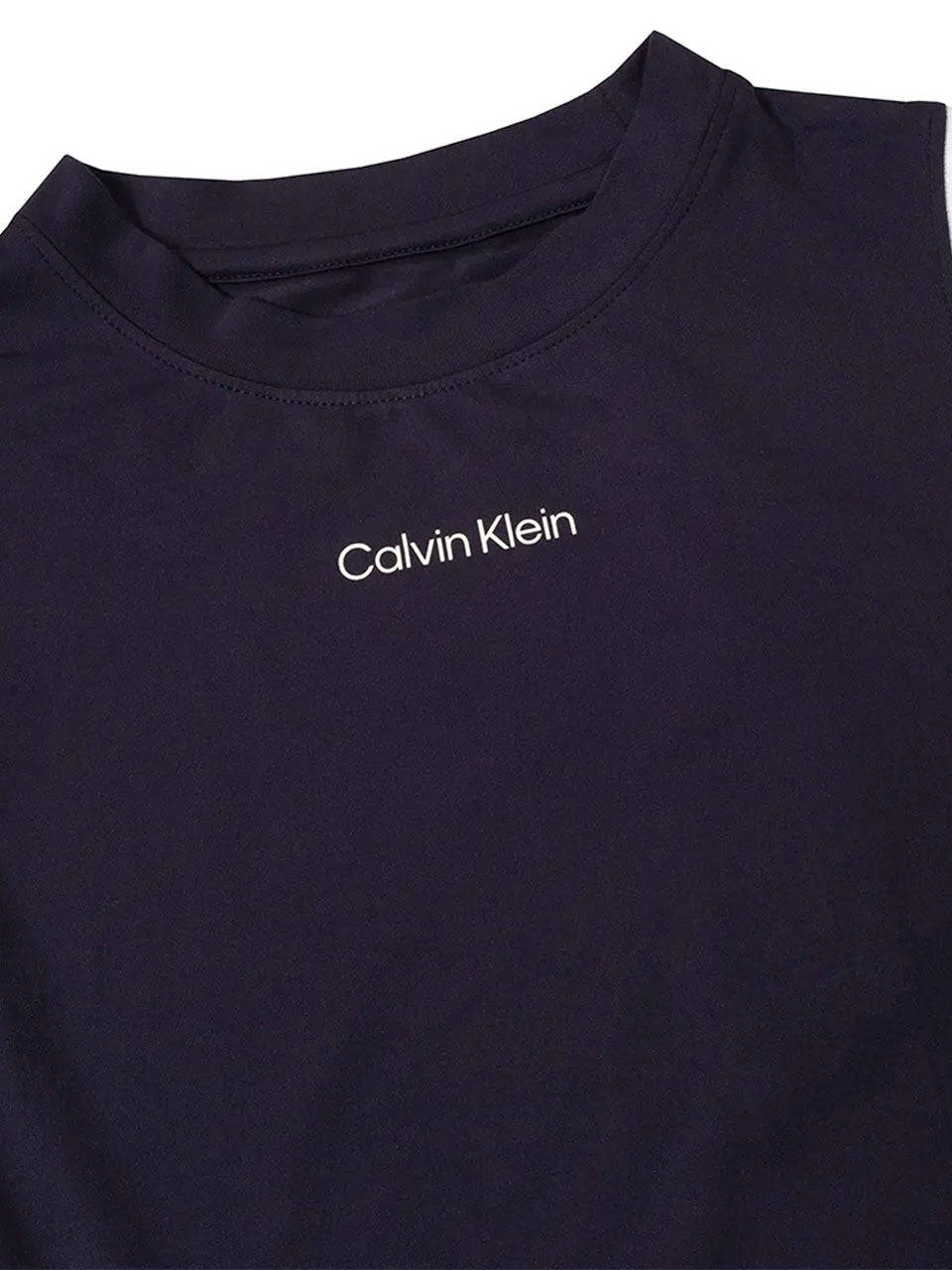 Calvin Klein Womens Leia Sleeveless Polo - Navy