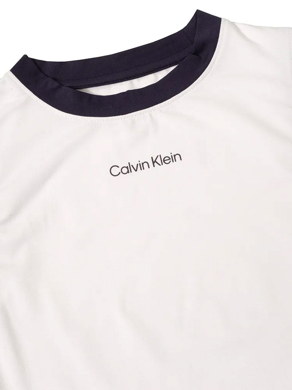 Calvin Klein Womens Leia Sleeveless Polo - White