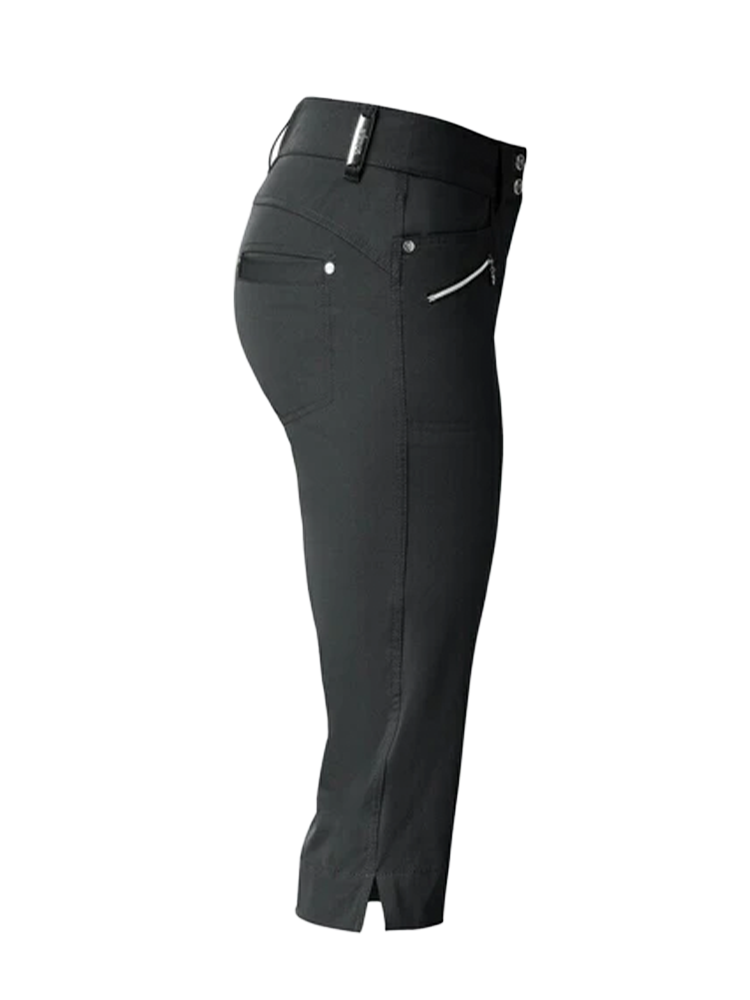 Daily Sports Womens Miracle Capri (74cm) - Black