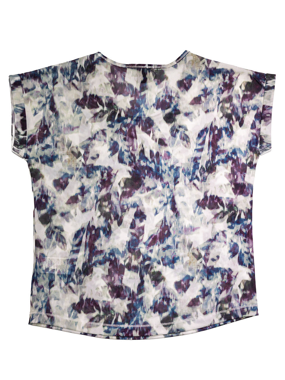 Daily Sports Women's Printed Loose Fit Tee - White