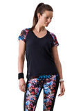 Daily Sports Women's Upbeat Tee - Black