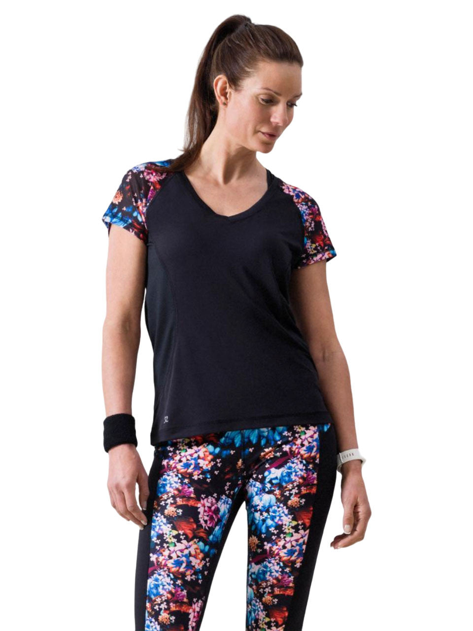 Daily Sports Women's Upbeat Tee - Black