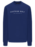 Eastside Golf LS Double Knit Crew - Blue Void